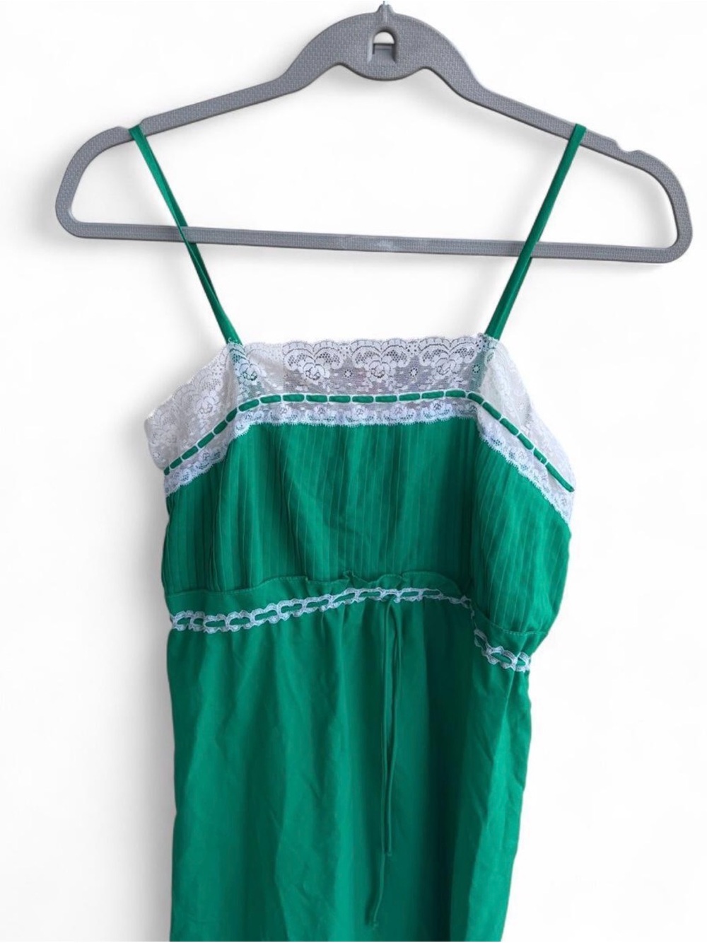 Vintage 1970’s Christian Dior Kelly Green Slip Dress